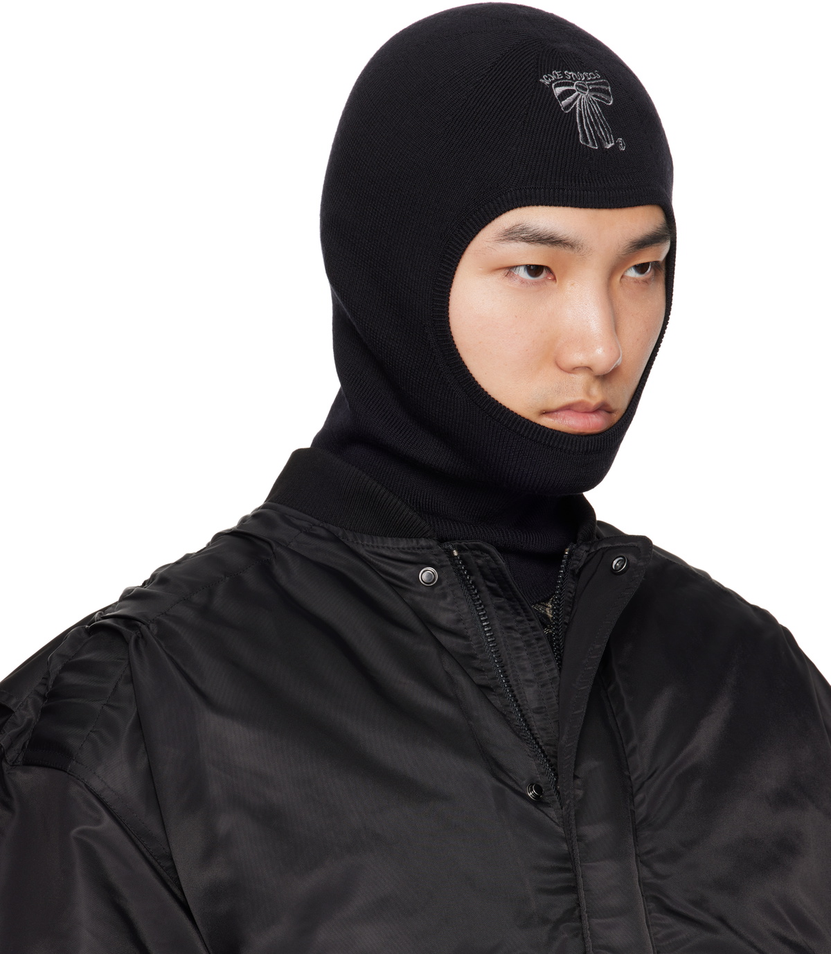 Acne Studios Black Wool Balaclava