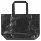 Neighborhood Men's Logo Flexible Tote Bag in Black 