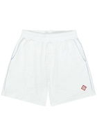 Casablanca Logo-monogrammed Terry Shorts White