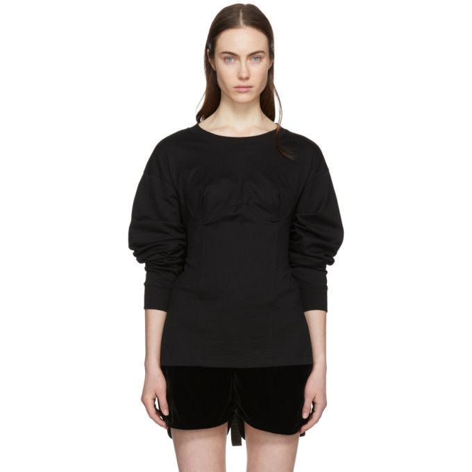 Photo: Facetasm Black Long Sleeve Underwire T-Shirt