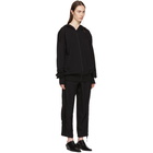 Ann Demeulemeester Black Plain Hoodie