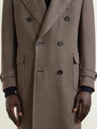Thom Sweeney - Double-Breasted Wool-Twill Overcoat - Brown