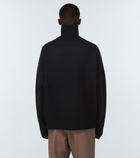 Ami Paris Ami de Cœur virgin wool turtleneck sweater