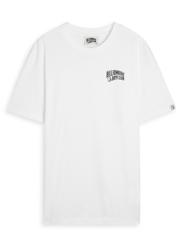 Photo: Billionaire Boys Club Small Arch Logo Printed Cotton T-shirt White