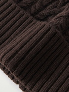 Mr P. - Cable-Knit Wool Beanie