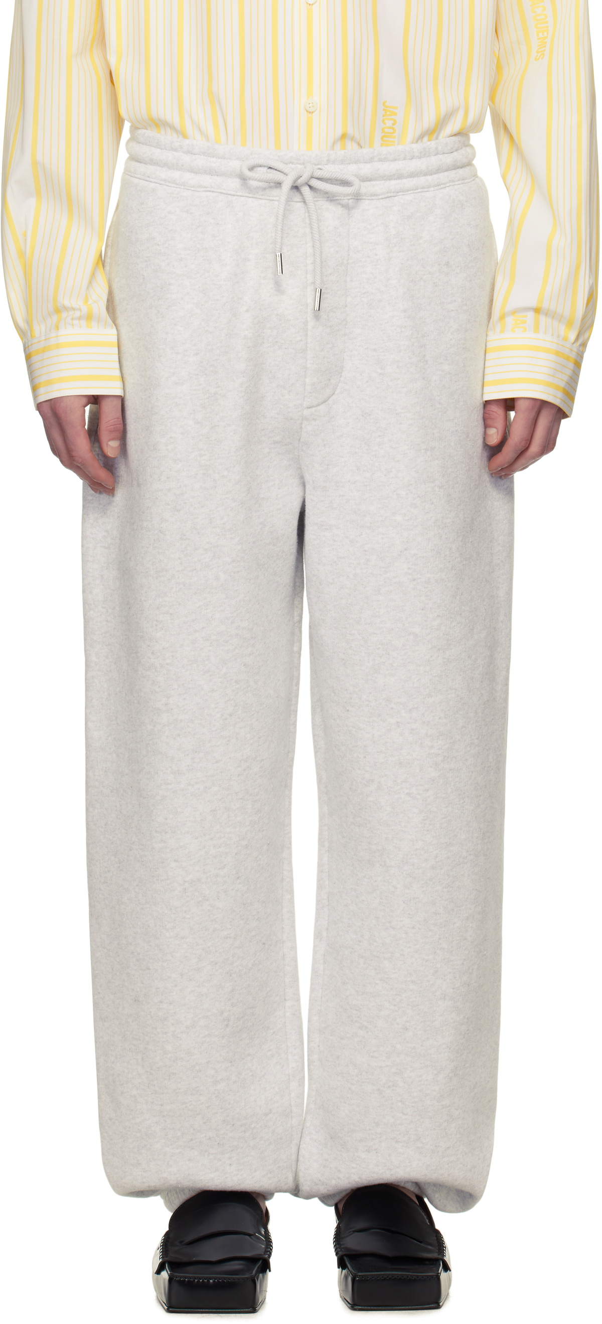 JACQUEMUS Gray La Croisière 'The Torneo' Sweatpants