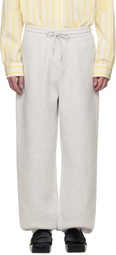 JACQUEMUS Gray La Croisière 'The Torneo' Sweatpants
