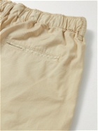Massimo Alba - Straight-Leg Cotton-Blend Twill Drawstring Shorts - Neutrals
