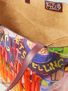 LOEWE - Puzzle Large Panelled Printed Fringed Leather Tote