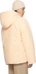Jil Sander Pink Hooded Down Jacket