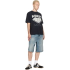 Rhude Black Dakar Convoy T-shirt