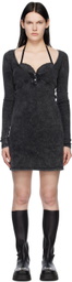 Diesel Black D-Branette Minidress
