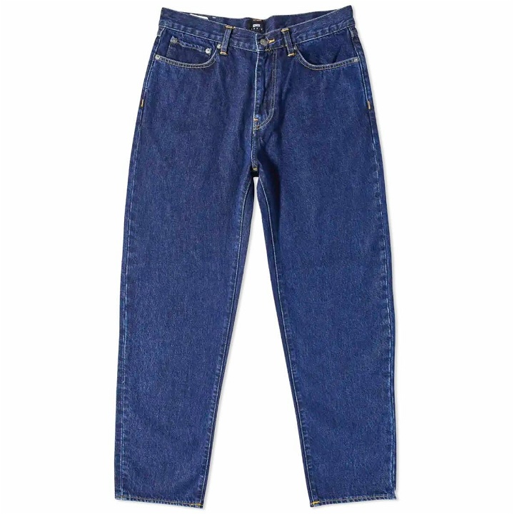 Photo: Edwin Men's Cosmos Pant in Mid Blue Marble Wash