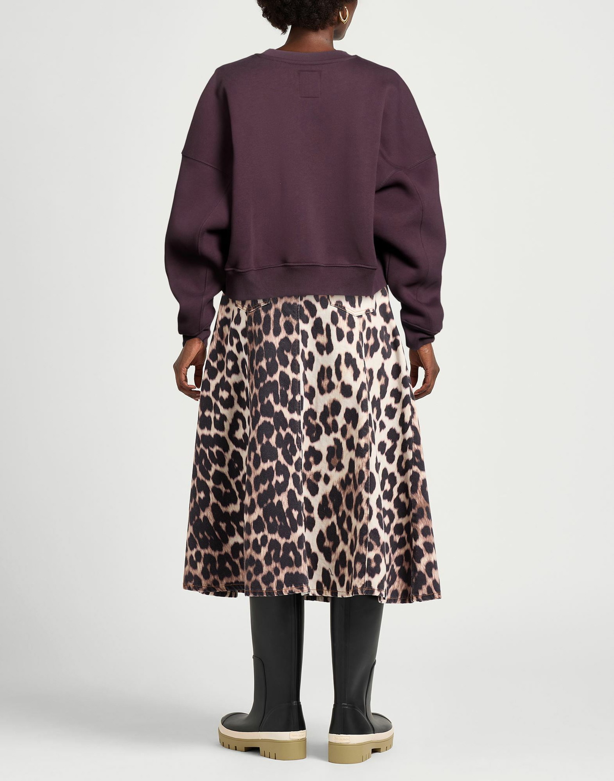 Alpha Industries Womens Sweatshirt Plum