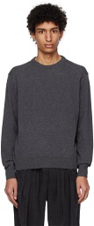 LEMAIRE Gray Crewneck Sweater