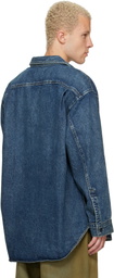 AGOLDE Navy Boyle Denim Shirt