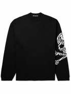Mastermind World - Tokyo Revengers Logo-Print Cotton-Jersey T-Shirt - Black