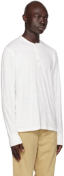 rag & bone White Classic Flame Henley