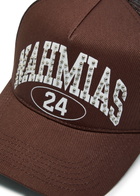 Nahmias Studded Printed Canvas Trucker hat - Brown - One Size
