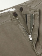 FRAME - Straight-Leg Cotton-Blend Twill Chinos - Green
