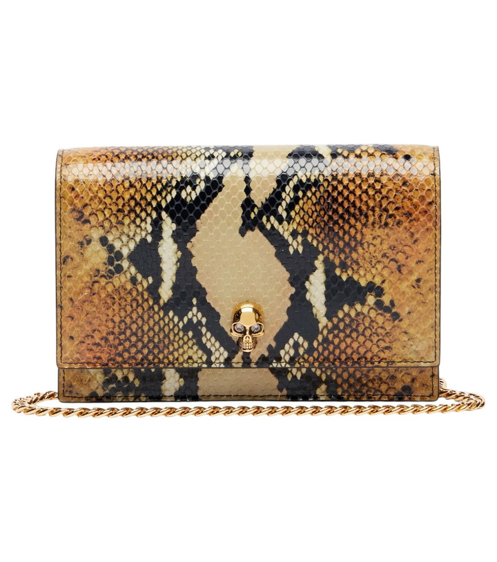 Photo: McQueen Skull Small leather crossbody bag