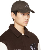 Axel Arigato Brown Washed Signature Cap