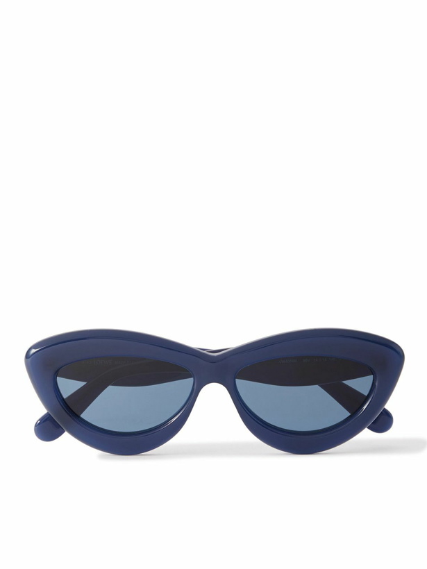 Photo: LOEWE - Curvy Cat-Eye Acetate Sunglasses
