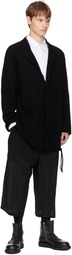 YOHJI YAMAMOTO Black String Detail Blazer