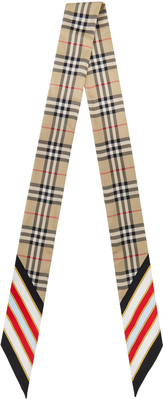 Burberry Kids Unisex Scarves In Beige