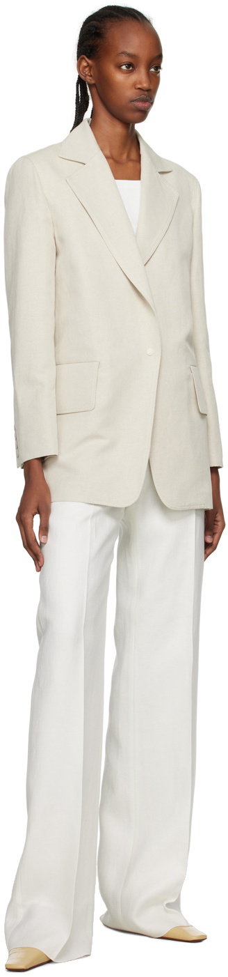 Max Mara Off-White Mosa Blazer Max Mara