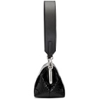 Marques Almeida Black Croc Mini Clasp Handbag