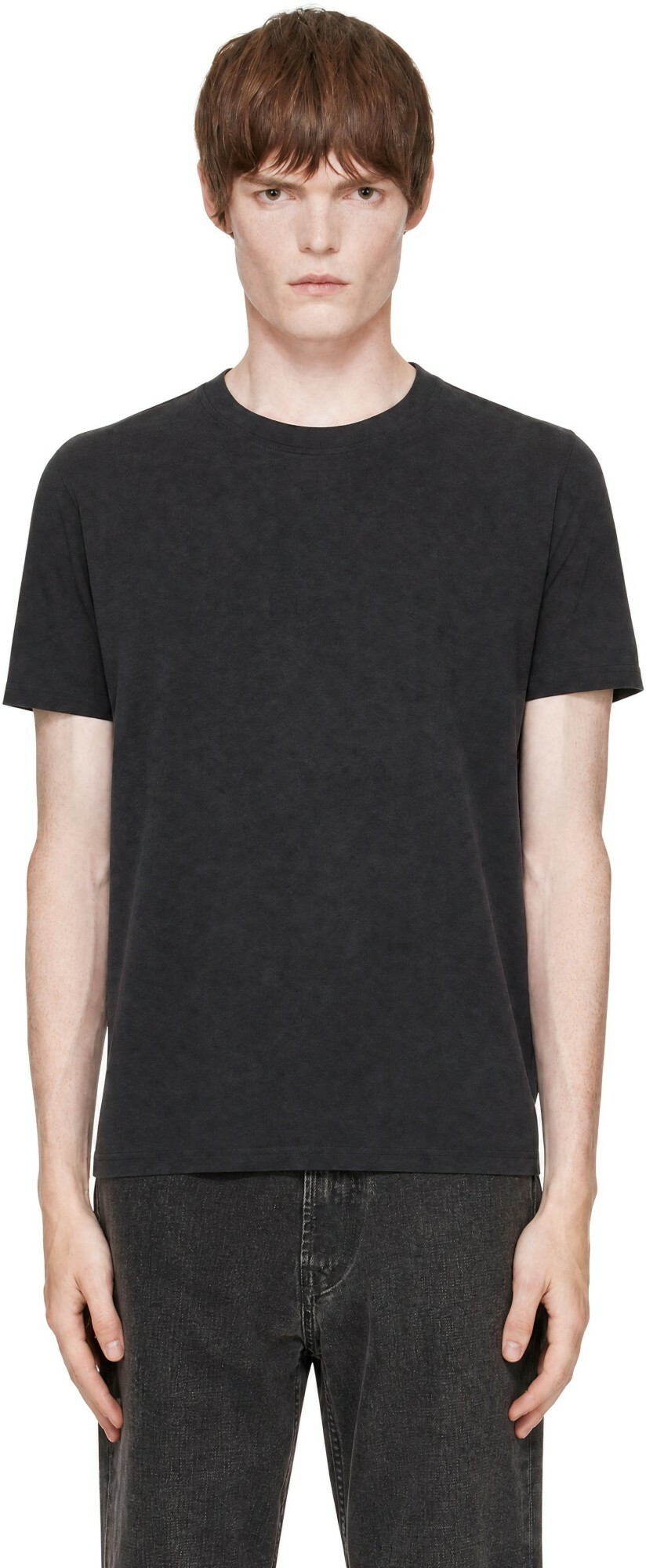 RRL Two-Pack Black Garment-Dyed Pocket T-shirts