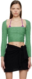 Gimaguas SSENSE Exclusive Green Mariona Sweater