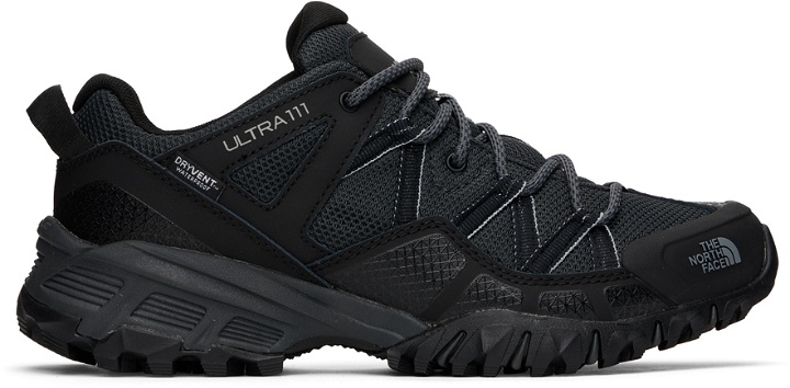 Photo: The North Face Black & Gray Ultra 111 WP Sneakers