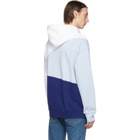 Levis Blue and White Crooked Hoodie