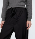 Maison Margiela - Silk poplin pants