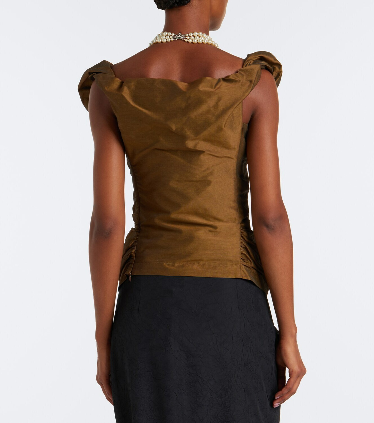 Vivienne Westwood Ginnie off-shoulder twill top