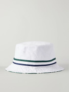 Polo Ralph Lauren - Wimbledon Logo-Embroidered Reversible Cotton-Twill Bucket Hat - White