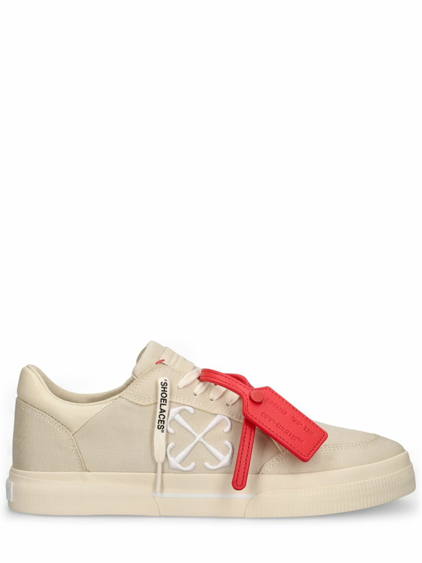 Photo: OFF-WHITE New Low Vulcanized Canvas Sneakers