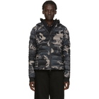 Canada Goose Black Black Label Down Camo Brookvale Hoodie