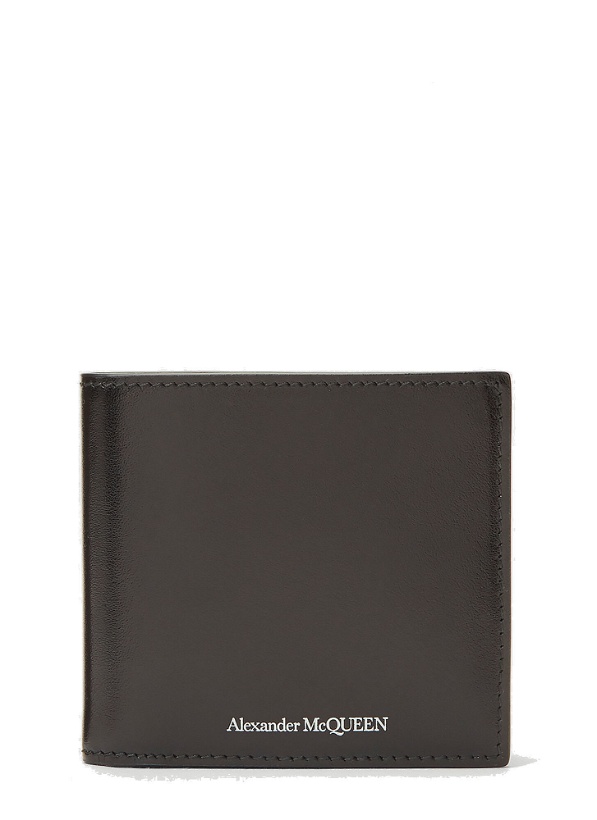 Photo: Debossed-Logo Bi-Fold Wallet in Black