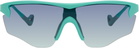 District Vision Blue Junya Racer Sunglasses