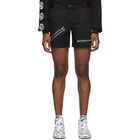 99% IS Black Zip Shorts