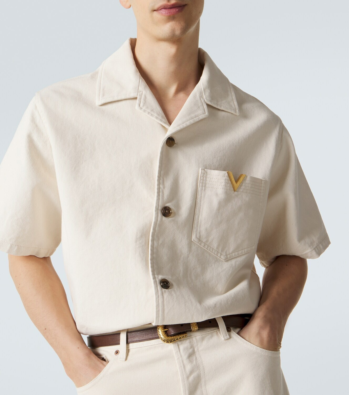Valentino VGold denim shirt
