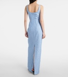 Emilia Wickstead Sharon seersucker gown