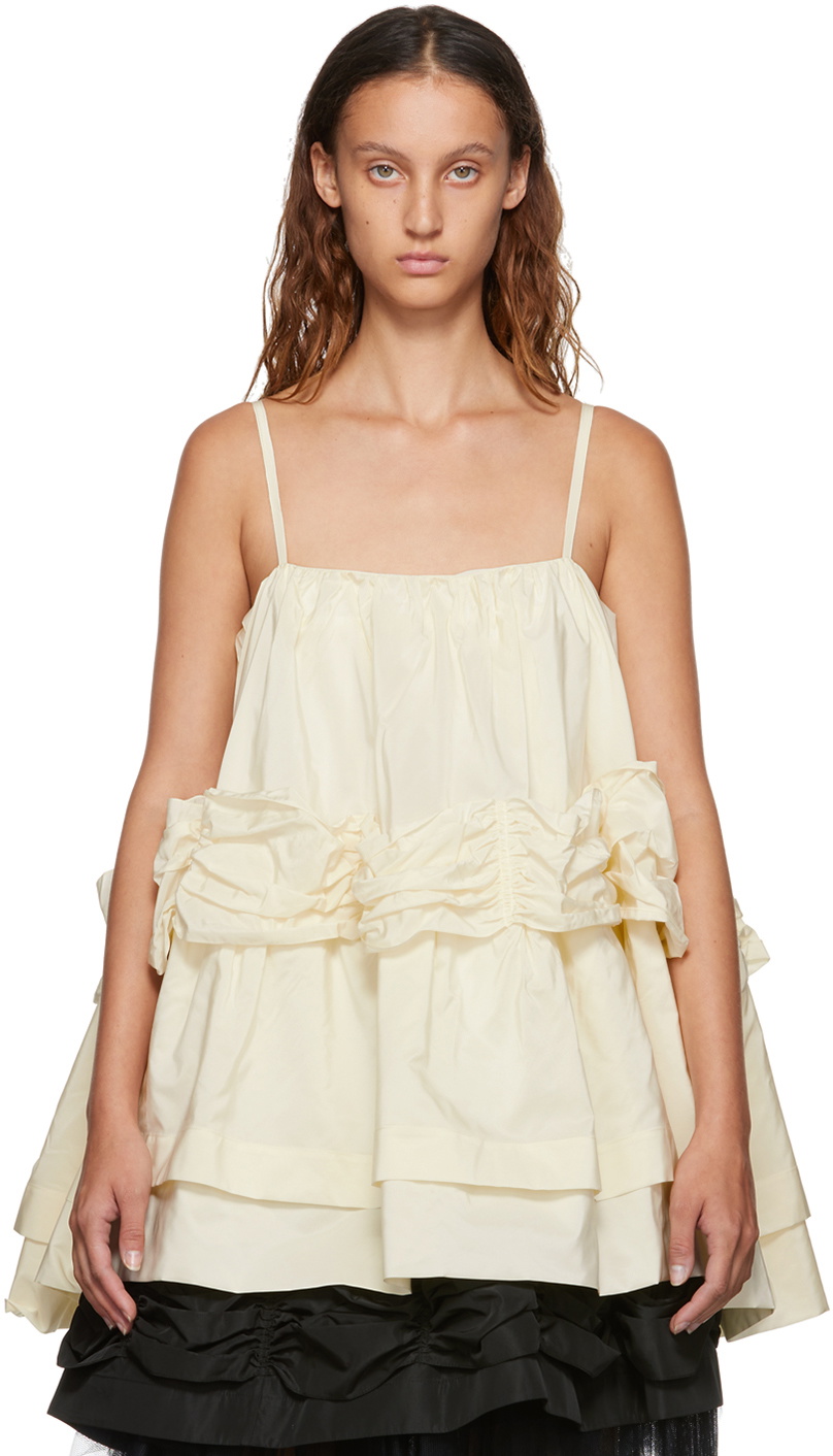 Simone Rocha Off-White Layered Blouse Simone Rocha