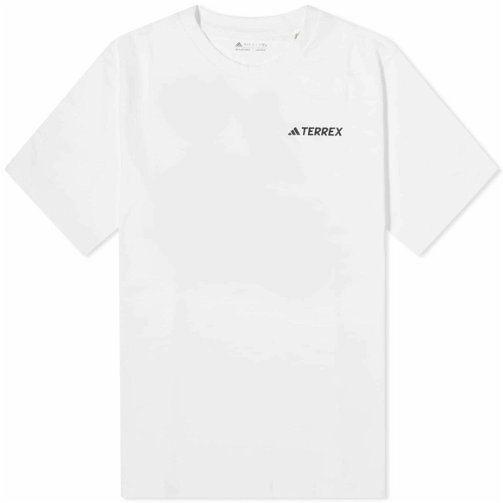 Photo: Adidas Men's Terrex Mountain 2.0 T-Shirt in White