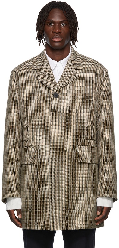 Photo: Wooyoungmi Belted Houndstooth Coat