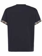 BOTTEGA VENETA Double Layer Checked Cotton T-shirt