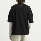 Amiri Men's Burnt Out Double Layer T-Shirt in Black